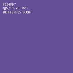 #654F97 - Butterfly Bush Color Image